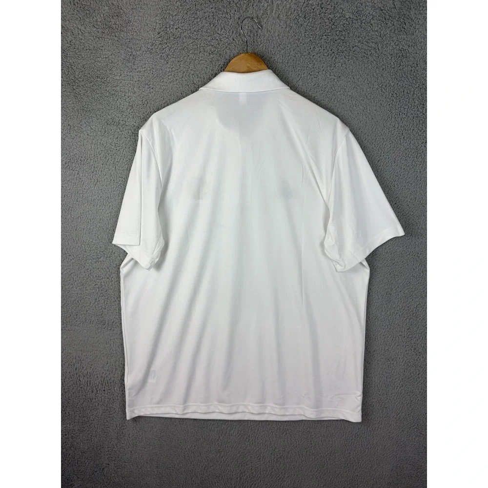 Adidas Polo Shirt Mens XL White AEROREADY DLS Logo ENT22 Football Soccer Men New